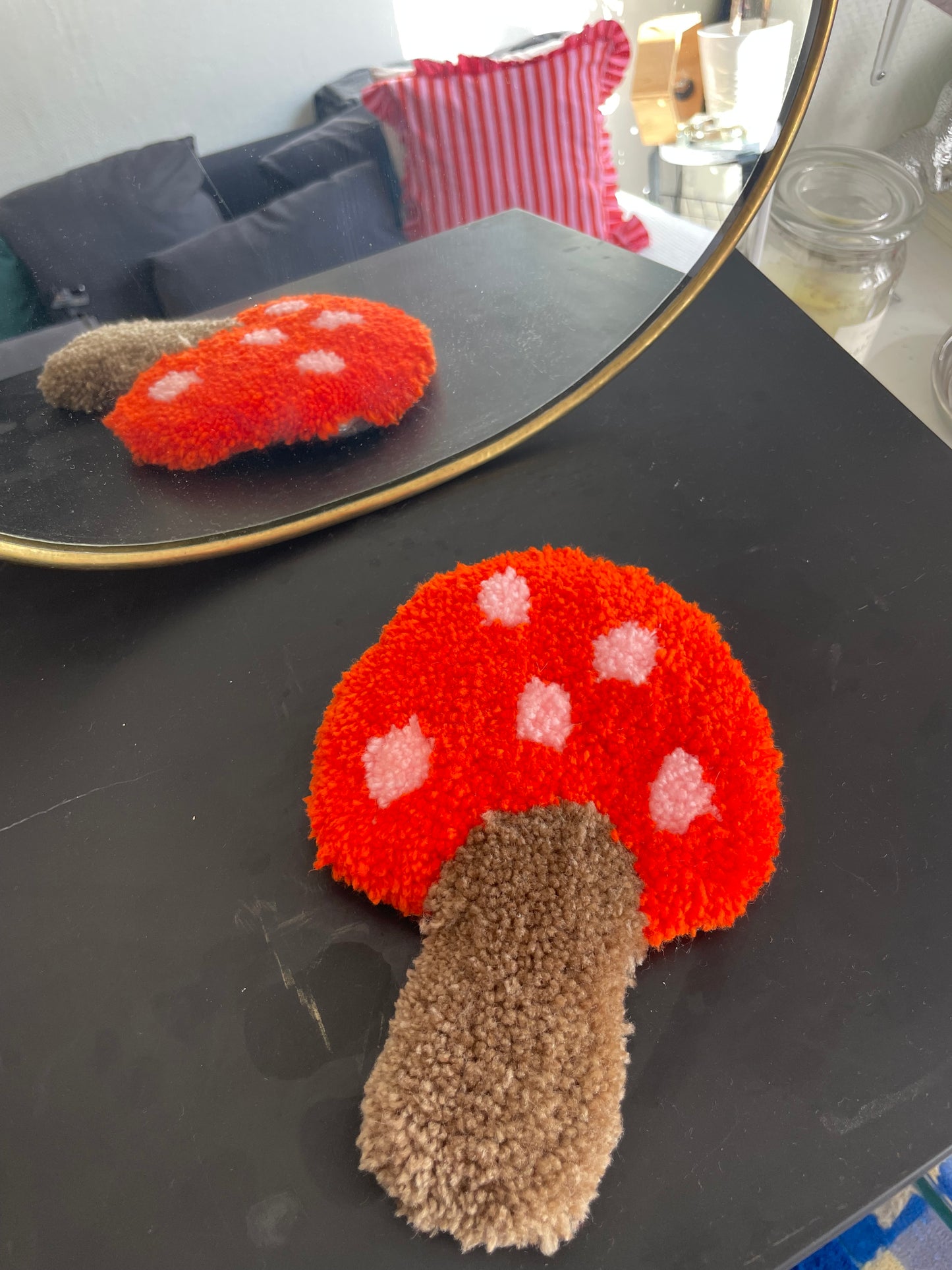 Décoration tufté - champignons 🍂