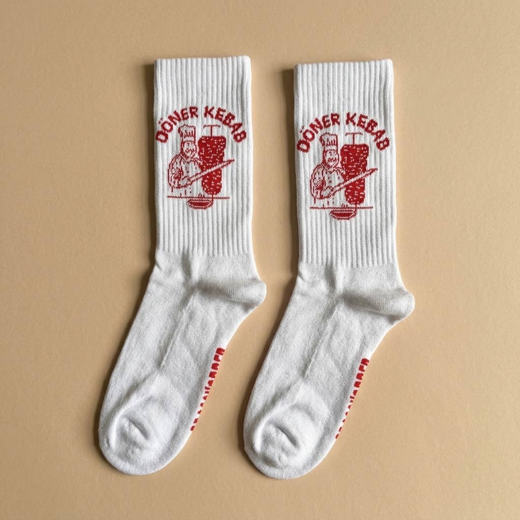 Chaussettes à message Döner Kebab