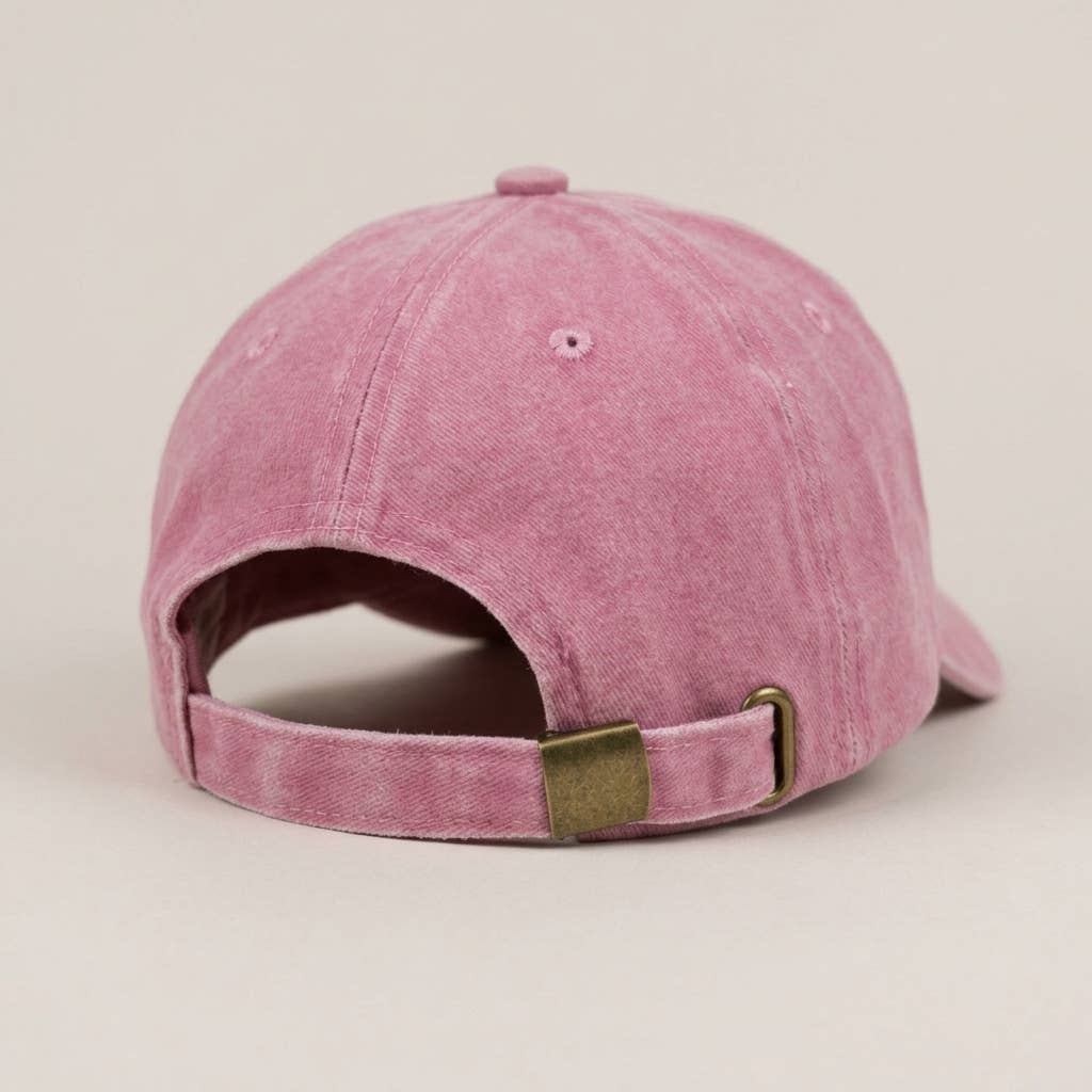 Casquette brodée bleue « Mignonne mais psycho »