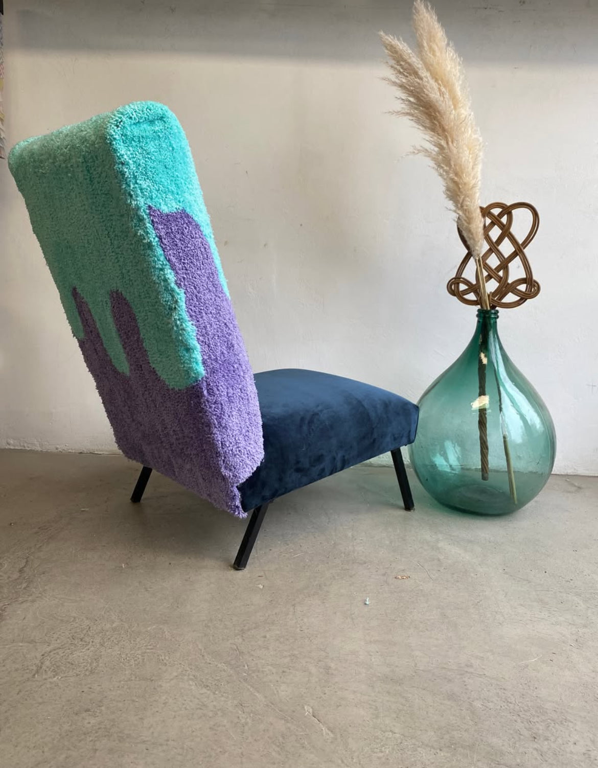 Fauteuil année 70 tufté