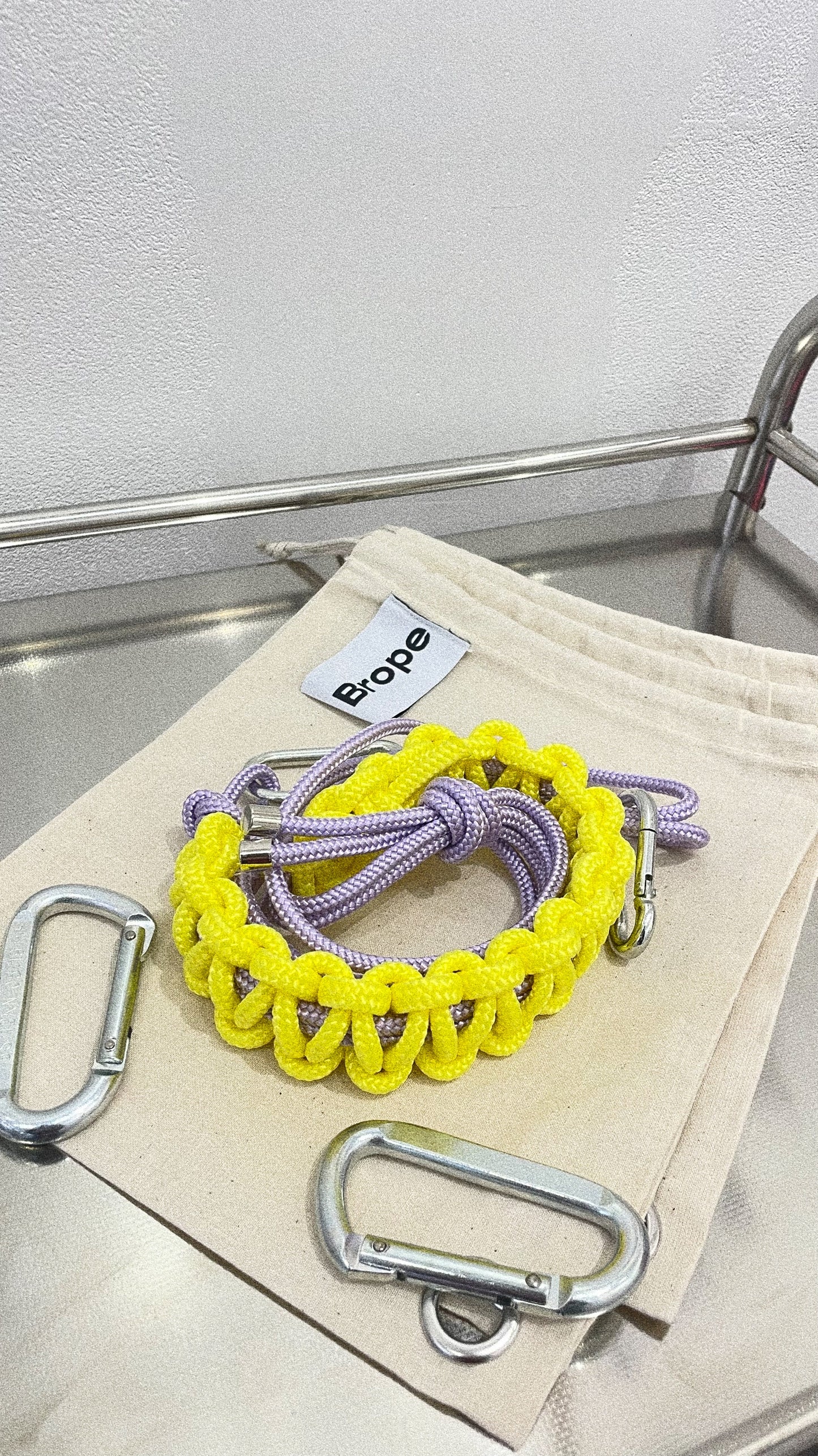 Brope Bag / Yellow and lilac
