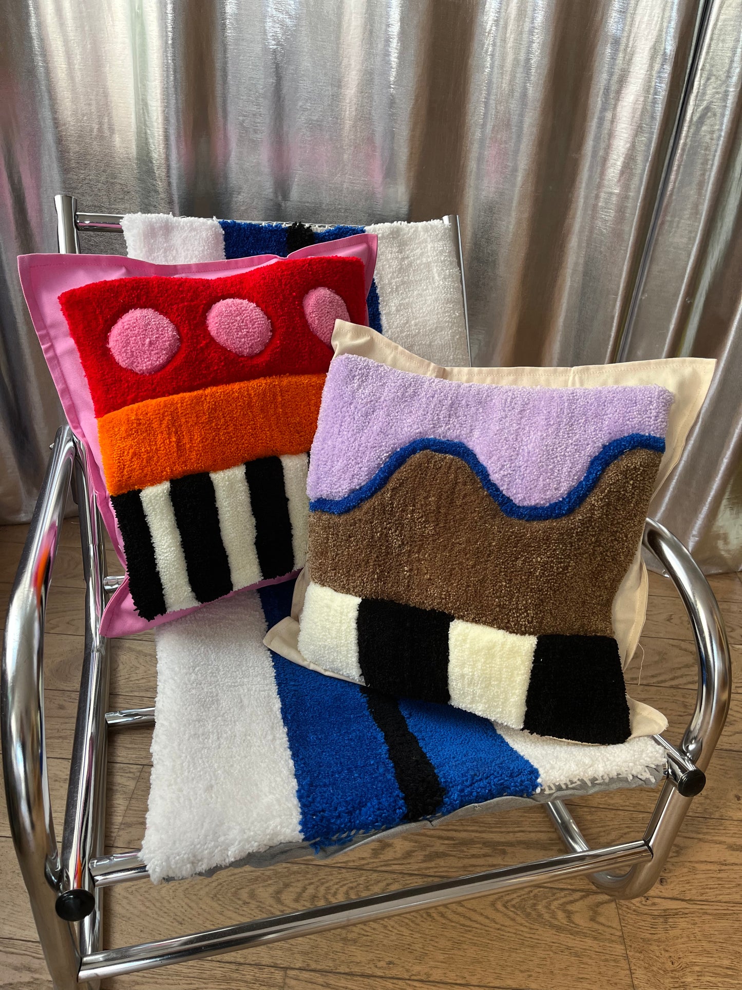 Housse de coussin tufté mem #3
