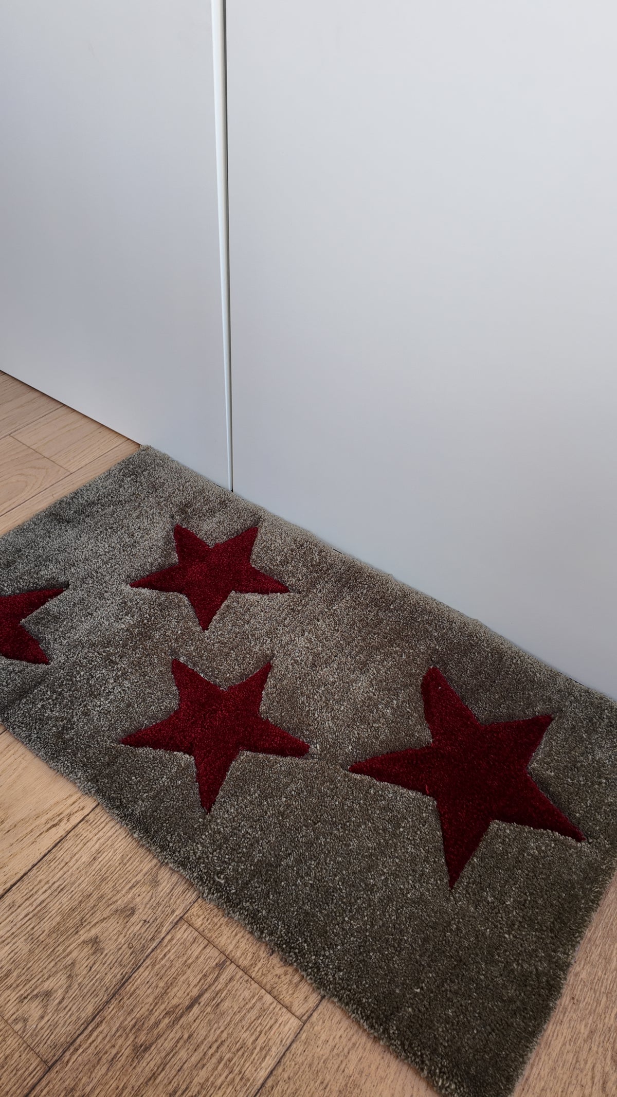tapis étoile bordeaux