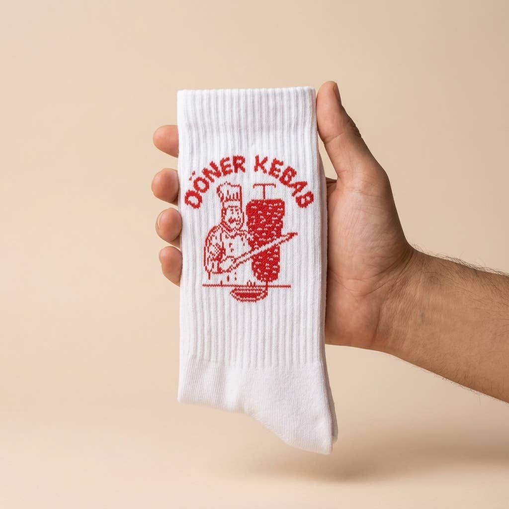 Chaussettes à message Döner Kebab