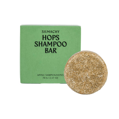 Shampoing solide au houblon pour renforcer les cheveux
