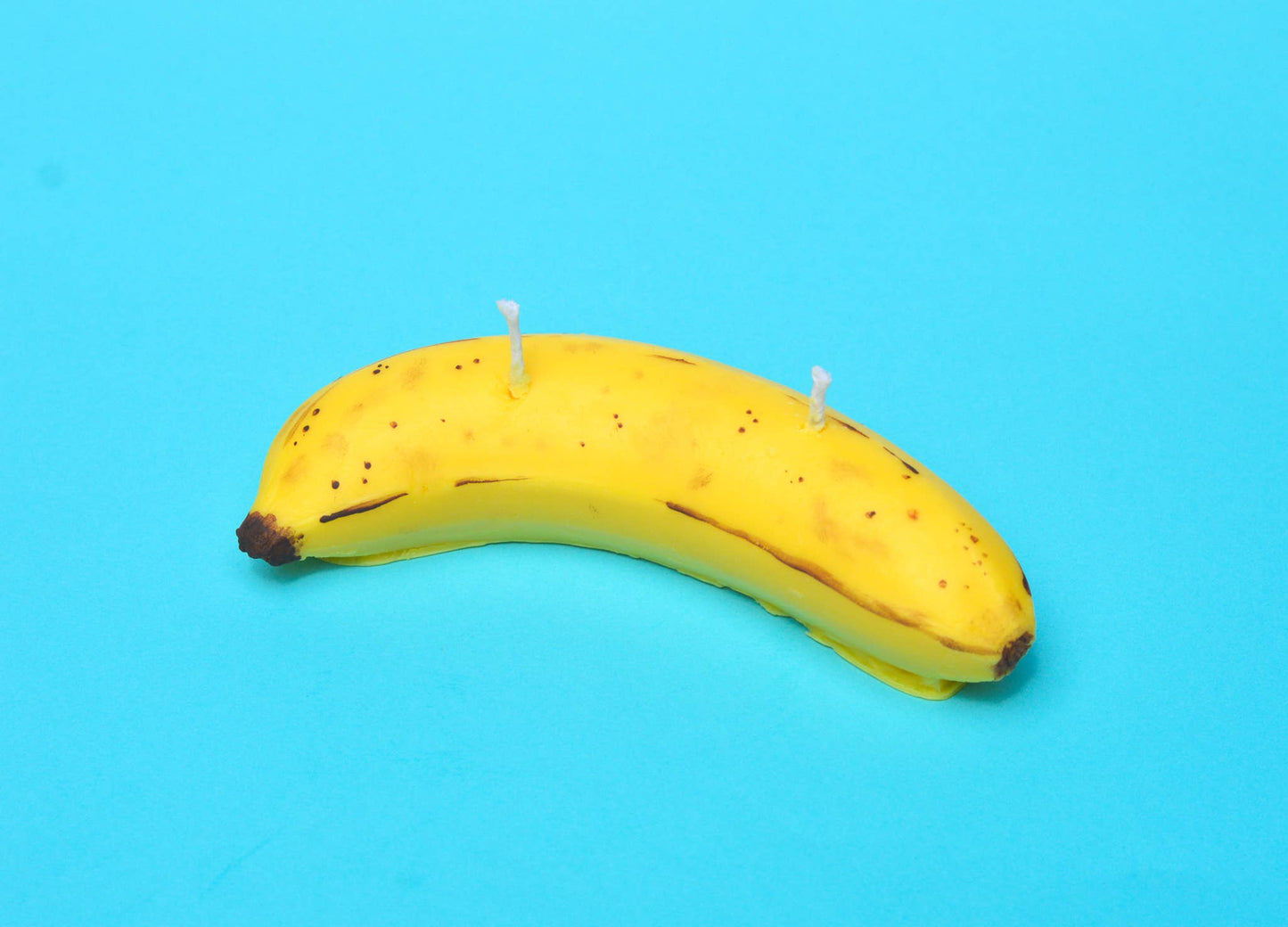 Bougie pilier en forme de banane