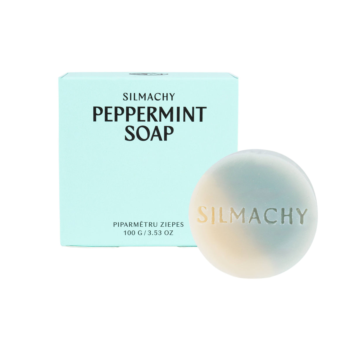 Savon tonifiant à la menthe poivrée et argile bleue minérale pour mains et corps