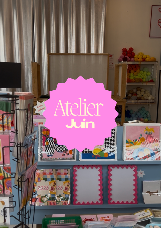 Atelier tufting Lyon 2h / Mois de Juin