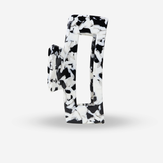 Pince à cheveux Big Crush en marbre noir