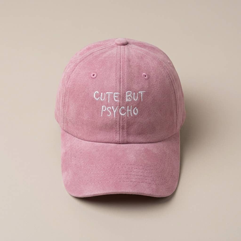 Chaussettes à message « Mignonne mais psycho »