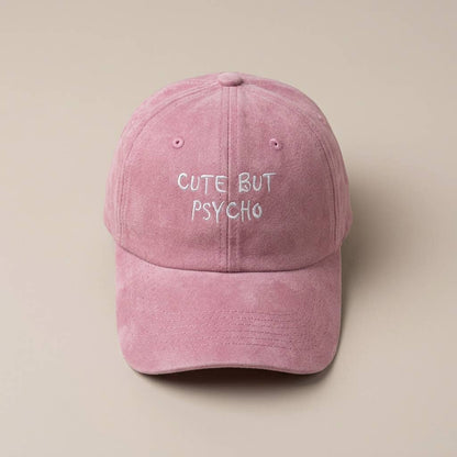 Chaussettes à message « Mignonne mais psycho »