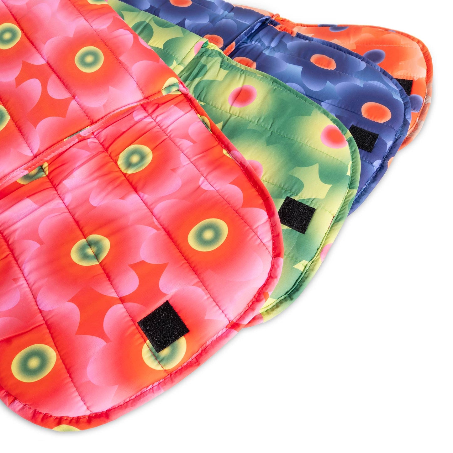 HOUSSE D'ORDINATEUR PORTABLE FLORALE GONFLÉE BLEUE HF
