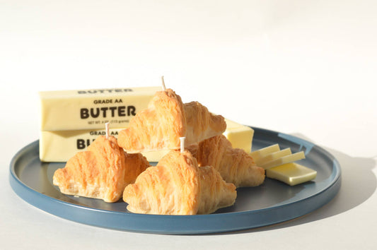 Bougie Croissant parfumée à l'amande