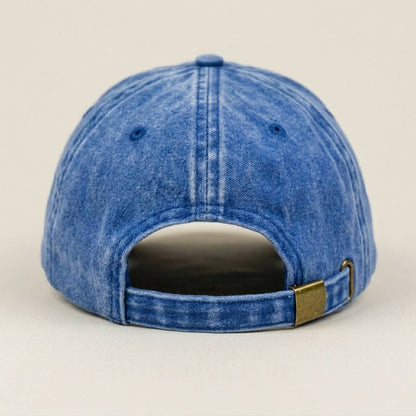 Casquette brodée bleue « Mignonne mais psycho »