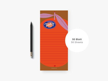 Bloc-notes "étroit" / Tasty List