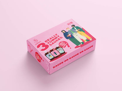 Coffret de trois sauces signature Chimac d'inspiration coréenne
