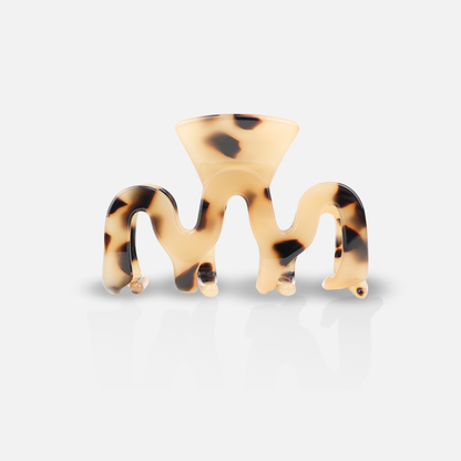 Barrette pour cheveux Wave effet léopard