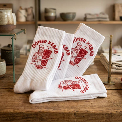 Chaussettes à message Döner Kebab
