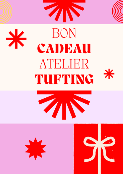 Bon cadeau atelier Tufting / Lyon 2h