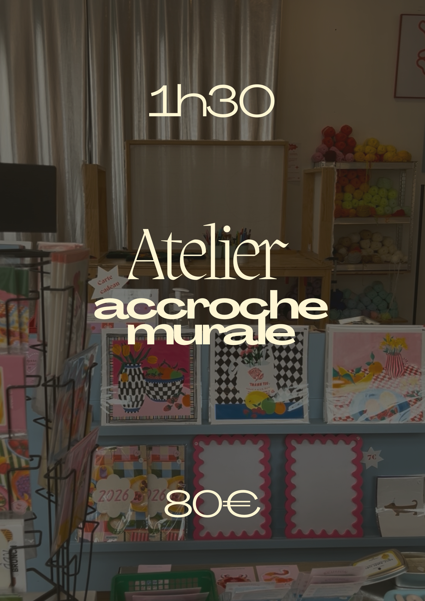 Atelier accroche murale - 1h30