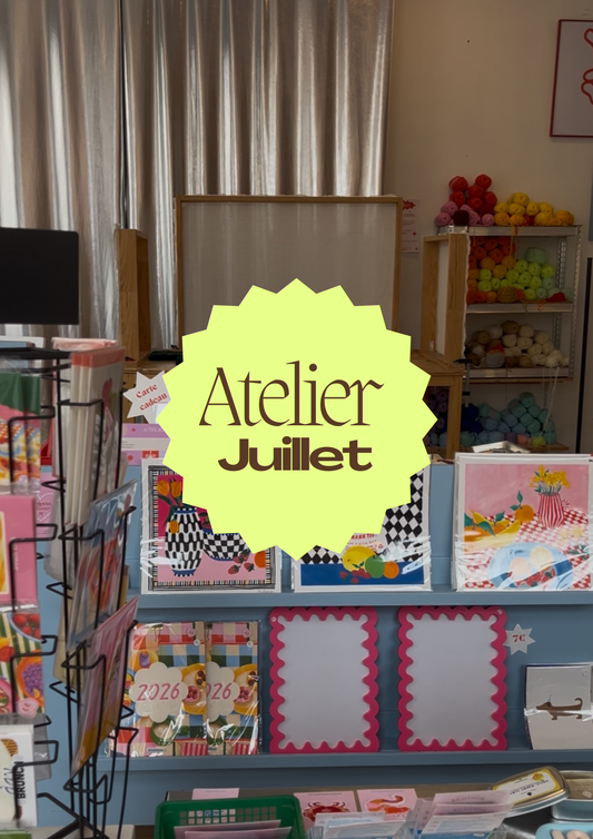 Atelier tufting Lyon 2h / Mois de Juillet