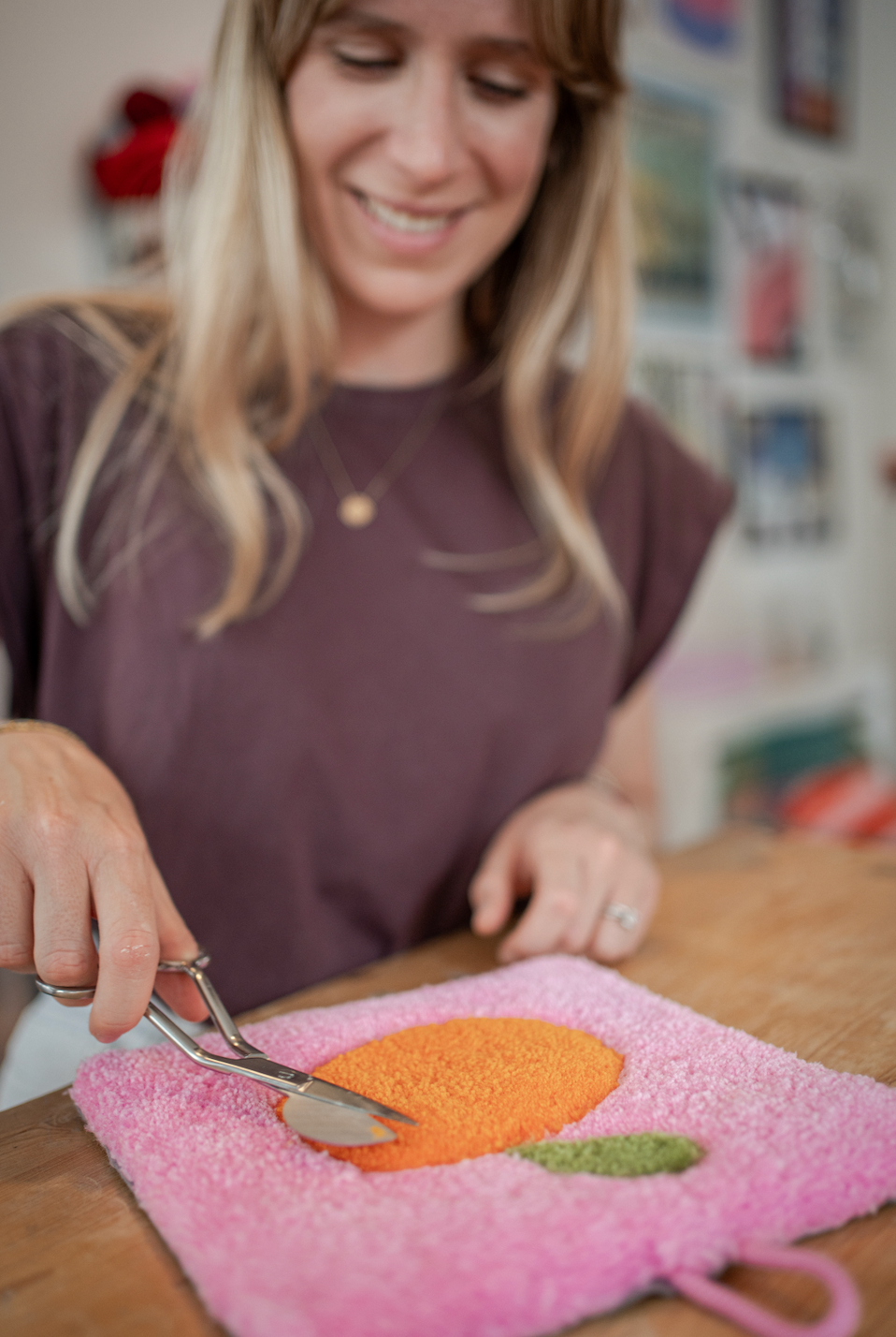 Atelier tufting 1h30 Accroche murale / Mois de Juillet