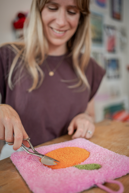 Atelier tufting 1h30 Accroche murale / Mois de Juillet