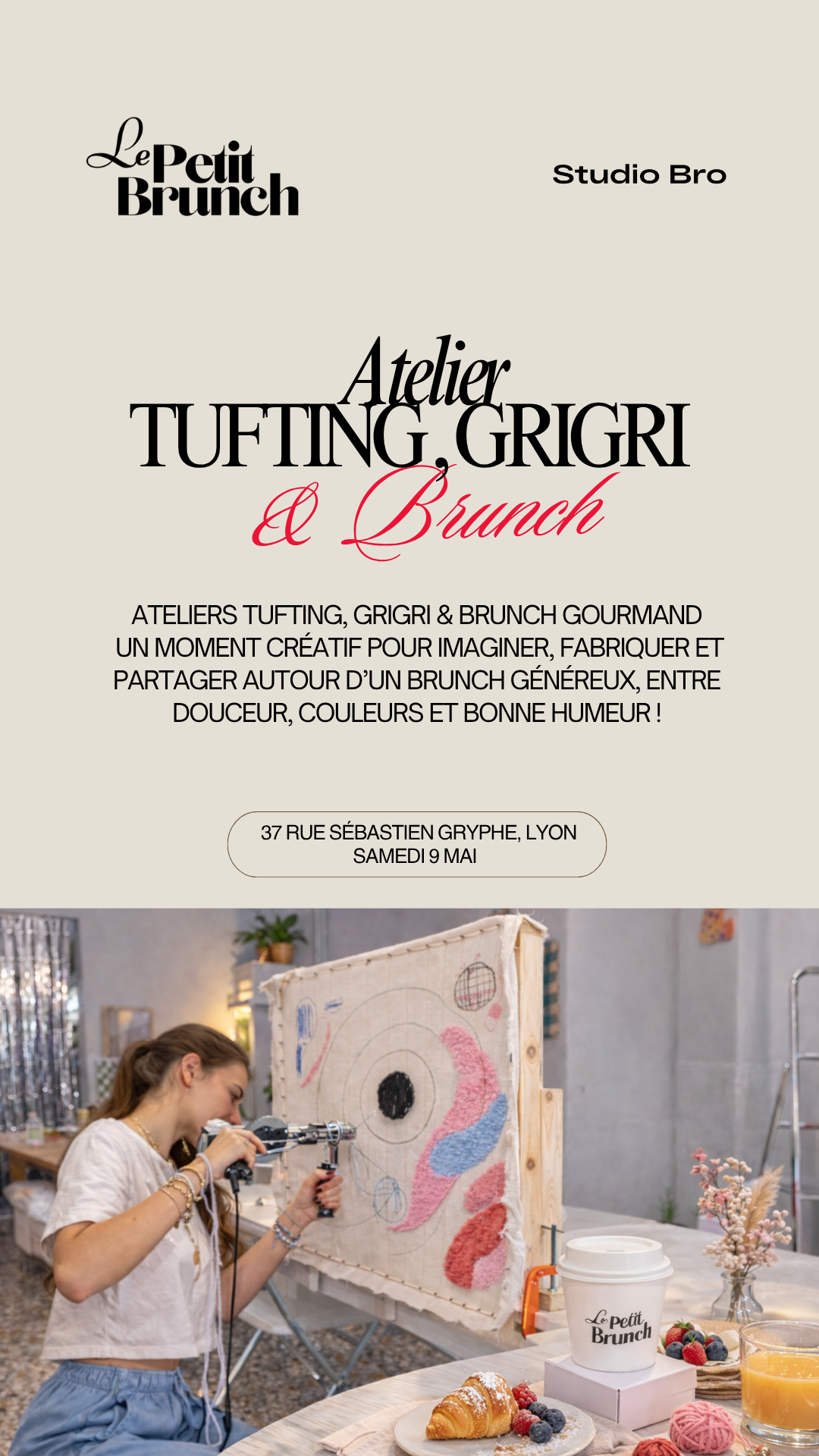 Les dimanches vivants : Le petit brunch x Studio Bro Samedi 9 mai