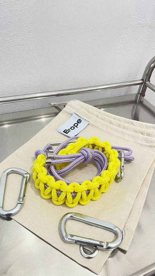 Brope Bag / Yellow and lilac