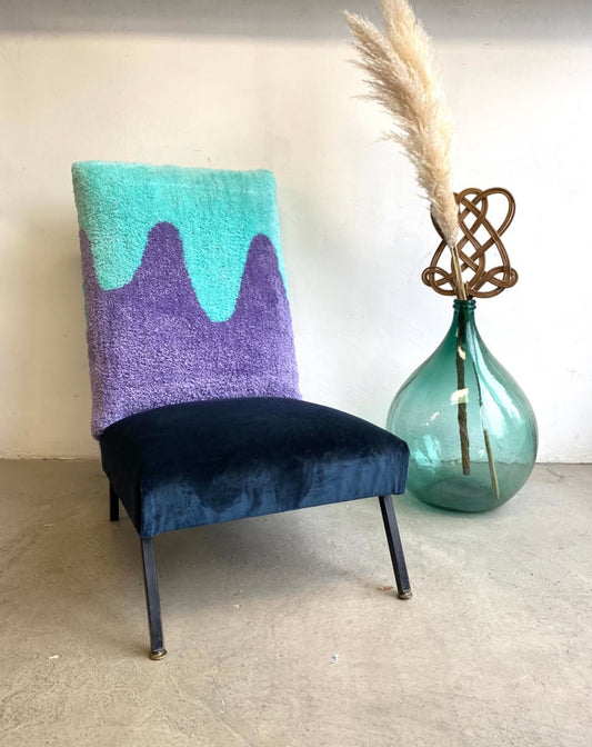 Fauteuil année 70 tufté