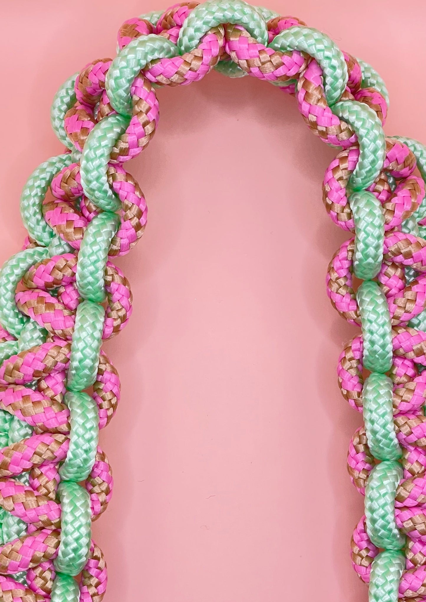 Brope Bag / pink and green