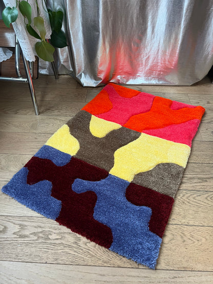 Tapis tufté à la main - wave