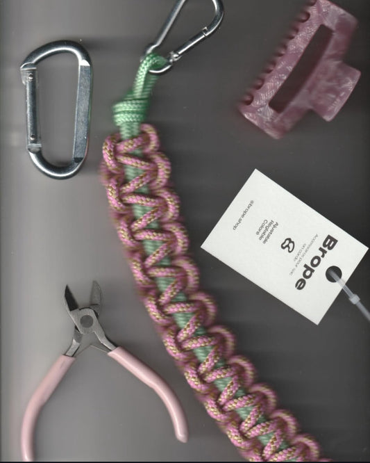 Brope Bag / pink and green