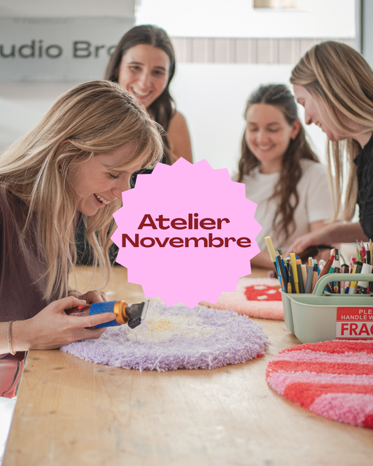 Atelier tufting 1h30 Accroche murale / novembre