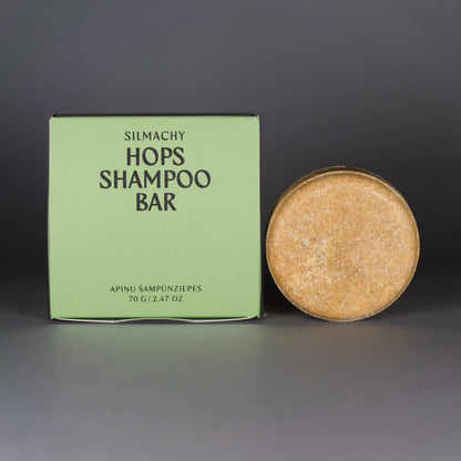 Shampoing solide au houblon pour renforcer les cheveux
