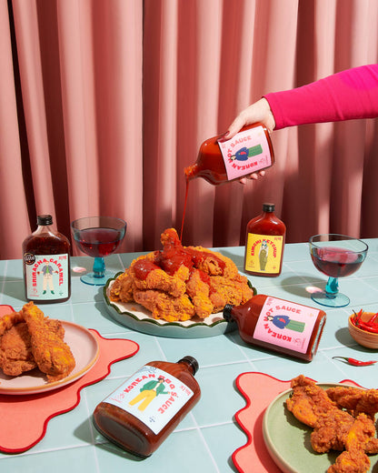 Coffret de trois sauces signature Chimac d'inspiration coréenne