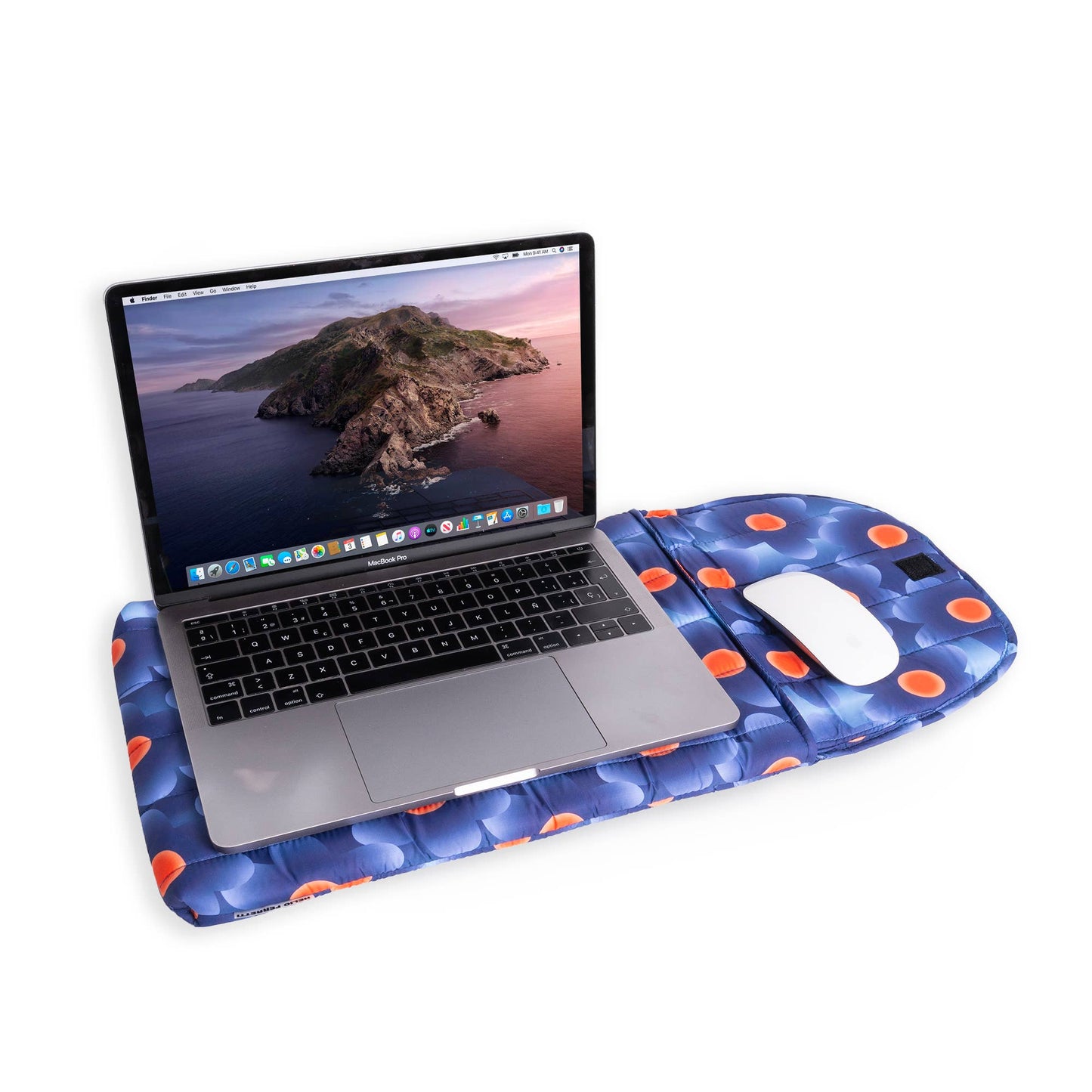 HOUSSE D'ORDINATEUR PORTABLE FLORALE GONFLÉE BLEUE HF