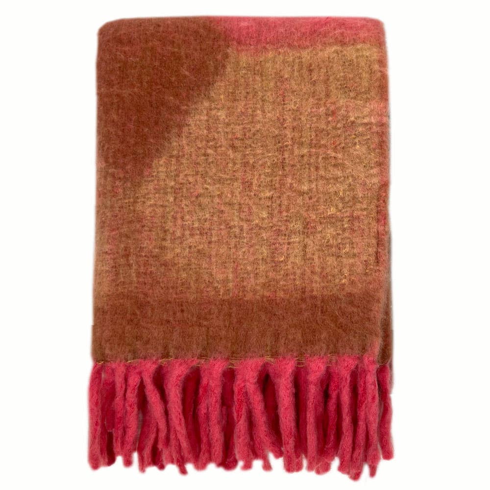 Plaid recycle rose doux Zapotec
