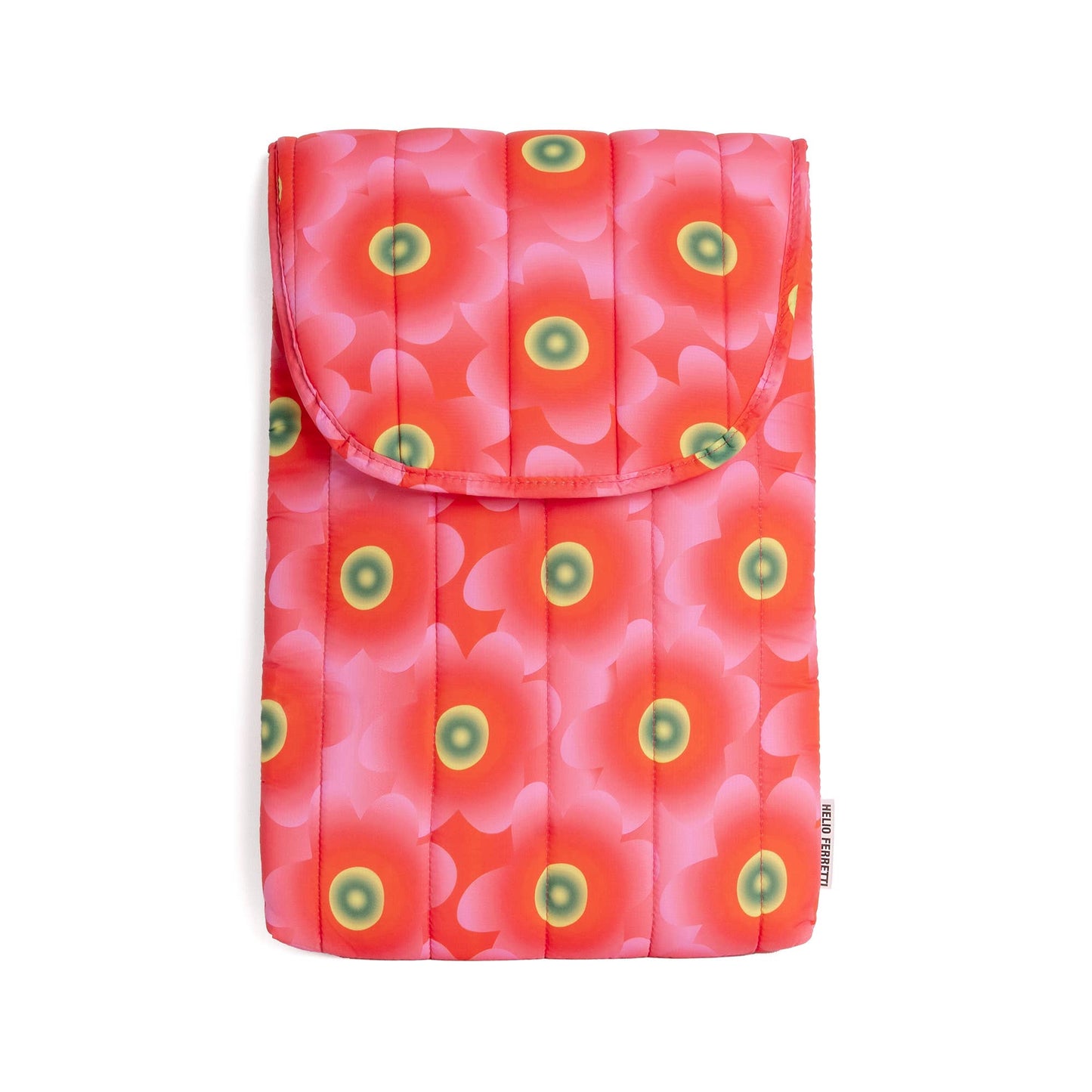 HOUSSE D'ORDINATEUR PORTABLE FLORALE MOELLEUSE ROSE HF