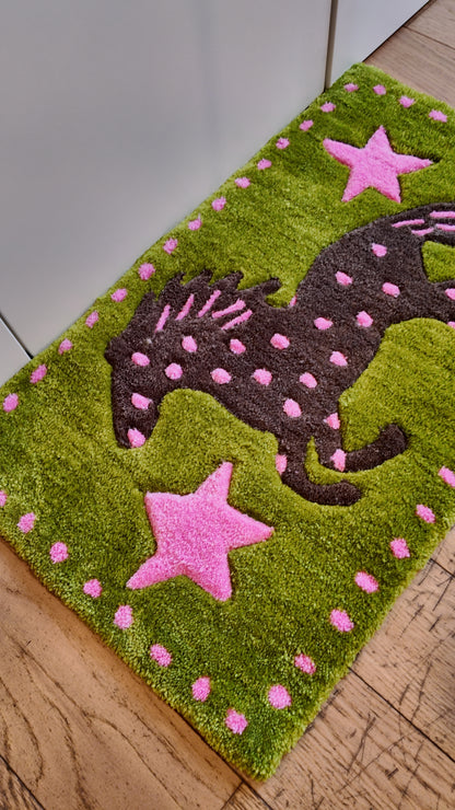 Tapis Émeraude "Big pony"