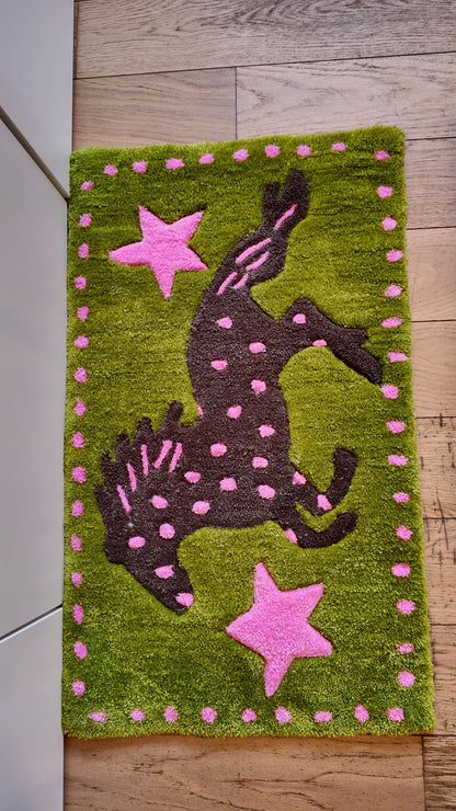 Tapis Émeraude "Big pony"