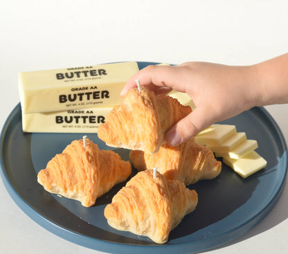 Bougie Croissant parfumée à l'amande