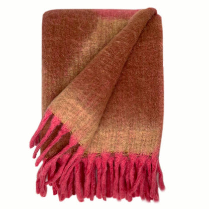 Plaid recycle rose doux Zapotec