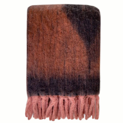 Plaid doux noir Zapotec en polyester recyclé